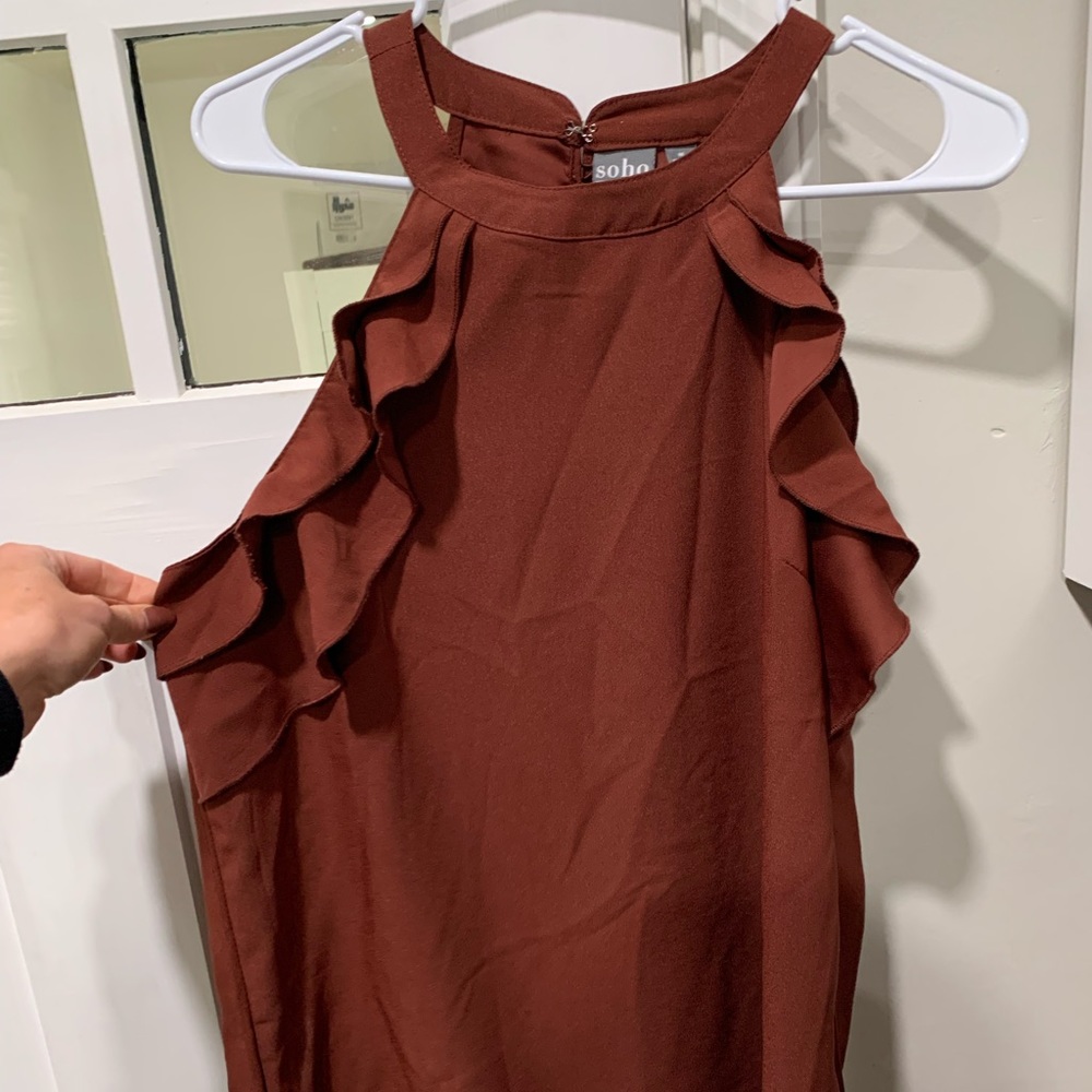 New York & company sleeveless dress blouse - size medium